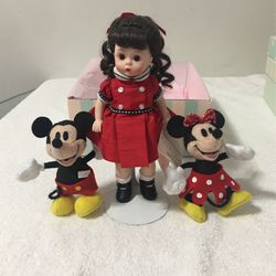 Madame Alexander 8" Doll,Wendy Loves Mickey&Minnie 39555 2003