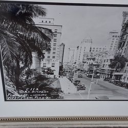 Framed Photo East Flager St. Miami
