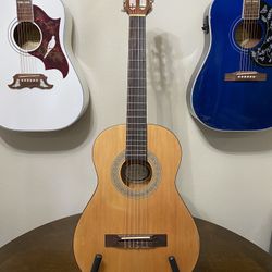 Squier Classical Mini Acoustic Guitar Travel Size Great Beginner Guitar