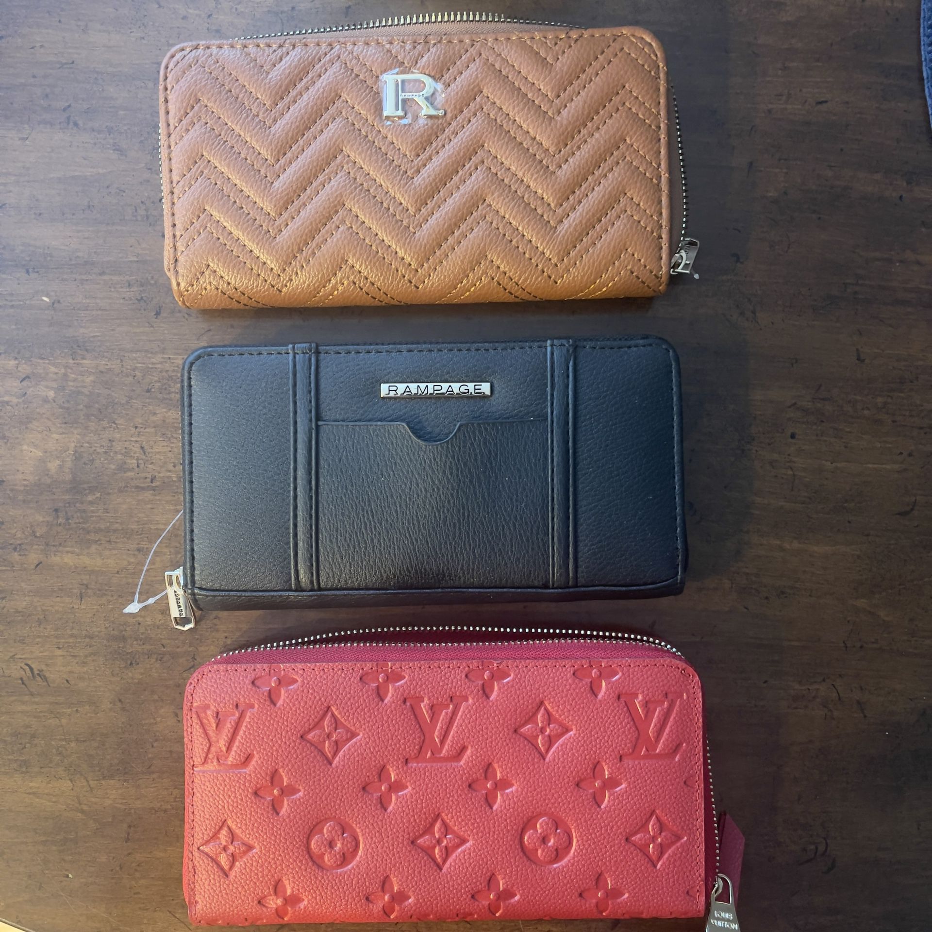 Brand New Wallets -Selling As A Lot Of 3 For $50