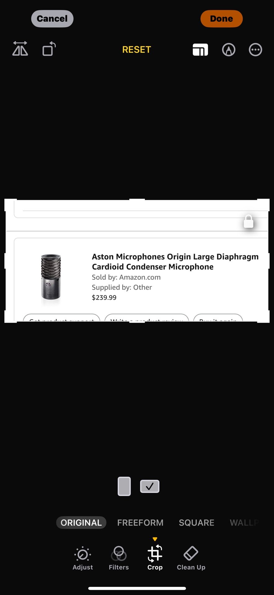 Aston Microphones Origin Large Diaphragm Cardioid Condenser Microphone