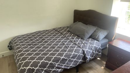 Queen Size Bed Frame & Headboard