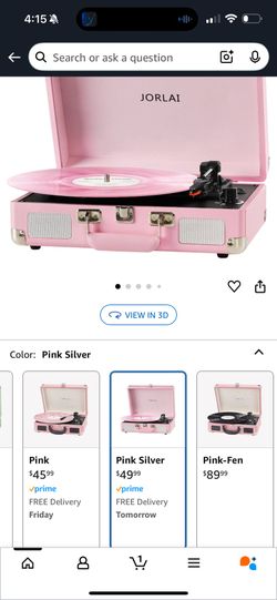 Pink Record Player