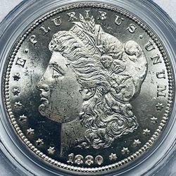 1880-CC Morgan Silver Dollar Uncirculated Carson City Mint