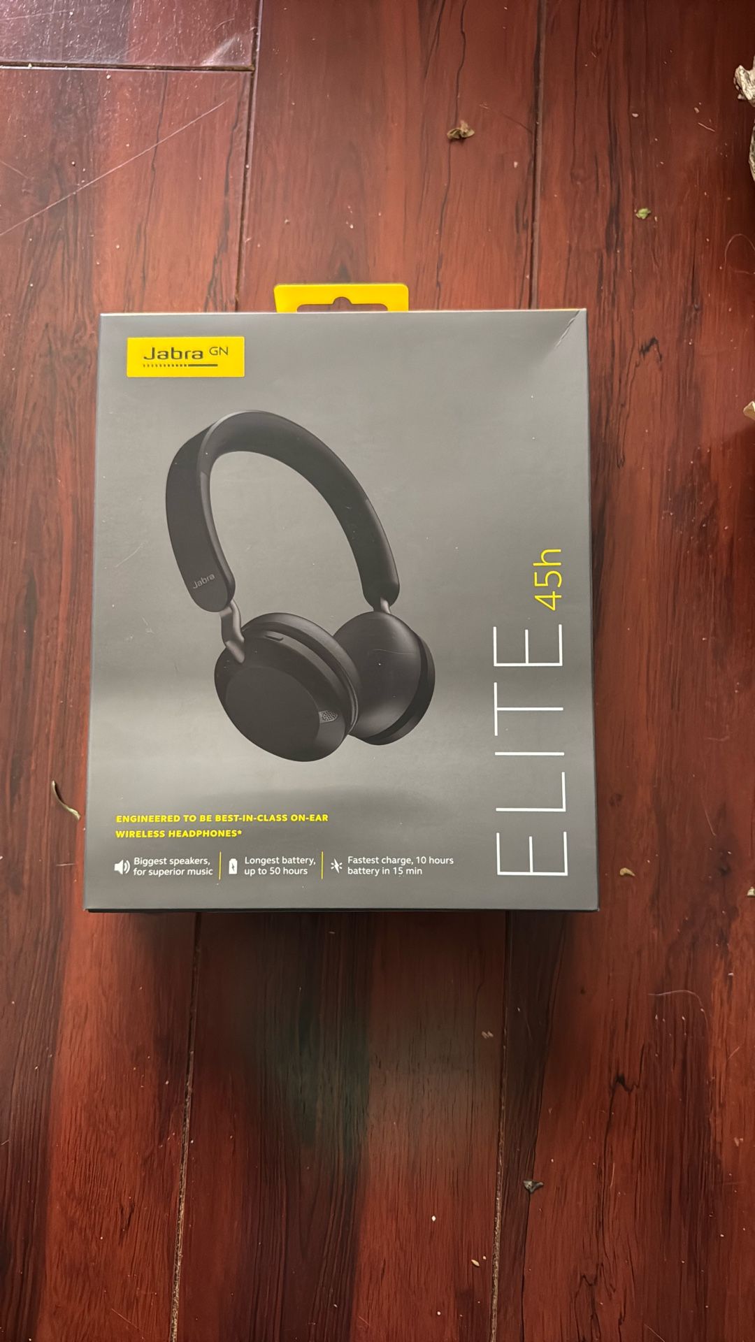 Jabra Elite 45h Wireless On-Ear Headphones Compact Foldable Earphones with 50-Hours Battery Life