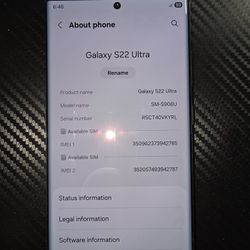 Galaxy S22 Ultra 128Gb