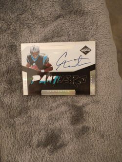Cam Newton Jersey Card Autographed