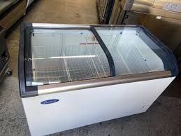 ❄️ New Commercial 40” Glass Top Chest Freezer ❄️ 