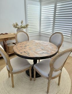 Wooden Round Table