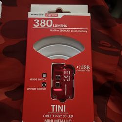 Supreme NITCORE Tini Keychain Red