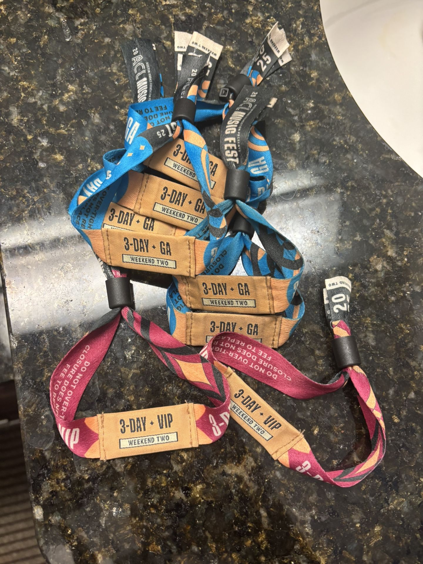 Austin City Limits Acl Wristbands