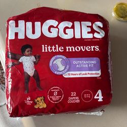 Huggies diapers size 4