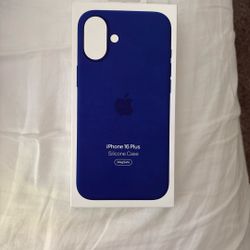 Apple Iphone 16 plus silicone case (magsafe) Ultramarine 