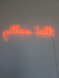 Pillow Talk Neon LED Wall Sign