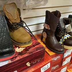 Botas de piel para trabajar marca Establo