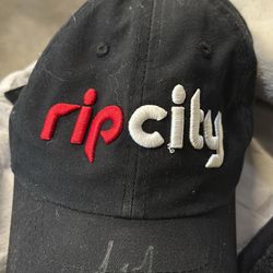 Yang Hanson Signed Rip City Cap 