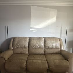 Genuine Leather Mechanical Couch