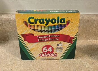 Vintage 2013 Crayola 64 Crayons Limited Edition 110th Anniversary Colors Unused