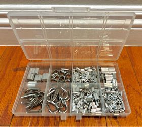 200+ PC Stainless Steel Rope Cable Thimbles & Aluminum Crimping Sleeves Kit
