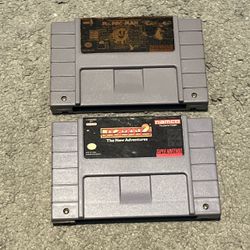 Lot Of 2 Pac-Man 2: The New Adventures Ms. Pac-Man Super Nintendo SNES Tested
