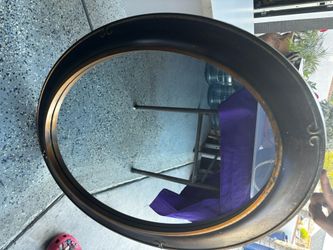 Oval Mirror Not Cracked Or Scratched 