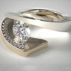 Contemporary Two-tone Ring