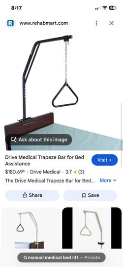 Medical Trapeze Bar for Bed Assistance