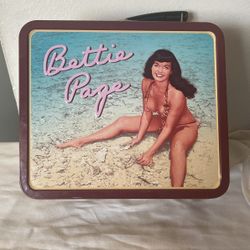 Bettie Page Metal Lunchbox