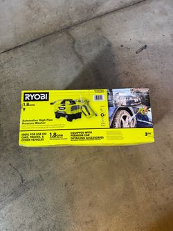Ryobi 1200 PSI 1.8 GPM Cold Water Automotive High Flow Electric Pressure Washer Kit