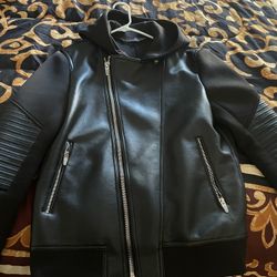 Zara Man Leather Jacket 