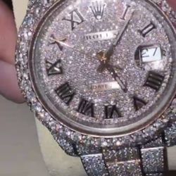 Just Date Rolex With Diamonds