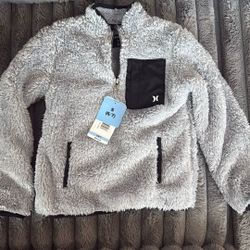 Hurley Sherpa Quarter Zip Jacket 