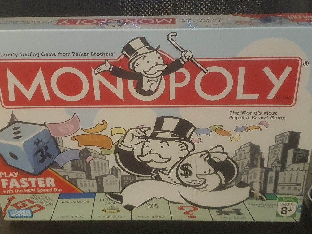 NIB Monopoly Faster Play Board Game