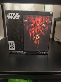 Star Wars Darth Maul Exhibit Series Jigsaw Puzzle – 1000 Pieces (Episode I 25th Anniversary Edition)