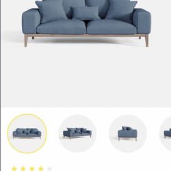 Oliver Space Tileston Sofa - Dark Blue