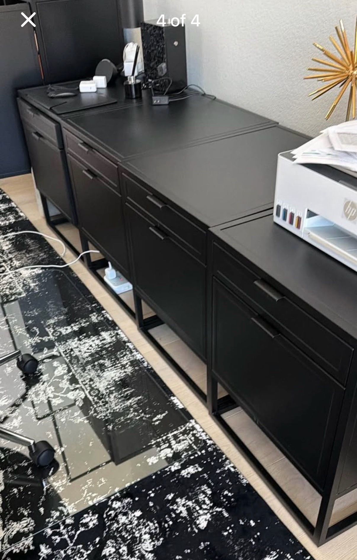 Crate and Barrel File Cabinet
