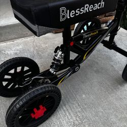 - KNEE scooter  350 lb weight capacity All Terrain model. Brand new.