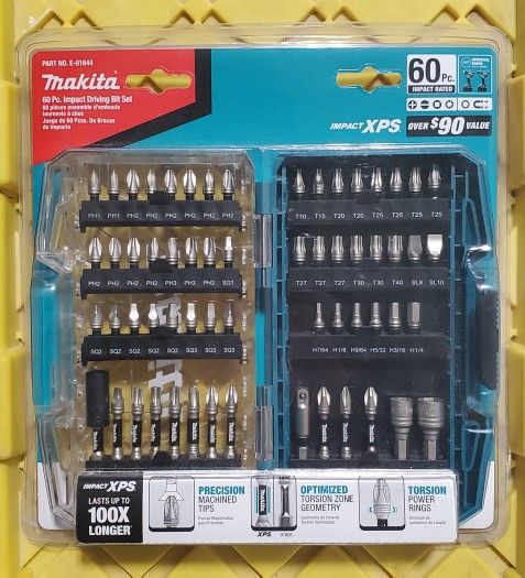 Makita 60 Pc. Bit Set