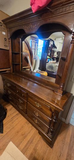 Pure wood dresser
