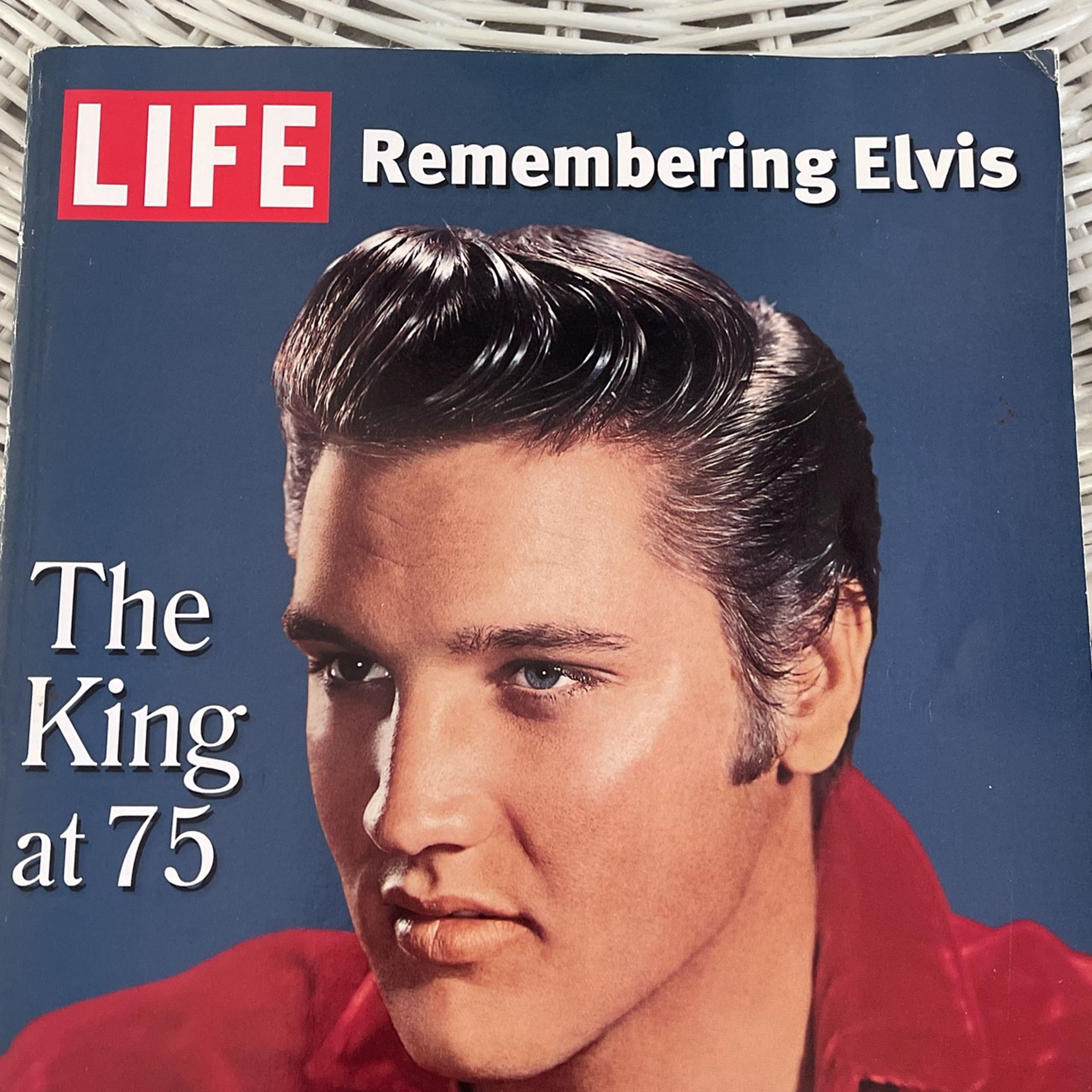 Life Magazine, Remembering Elvis.  The King At 75.  Book Is A Biography Of Elvis’s Life.  $40 Obo