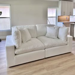 White Cloud Couch Sectional Sofa (NEW)