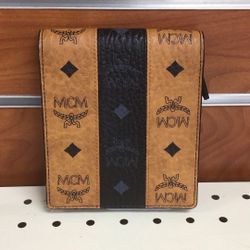 MCM Klara Monogram Leather Wallet