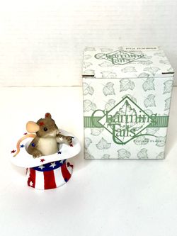 Vintage Charming Tails by Dean Griff “I Want You” Patriotic-themed Resin Figurine