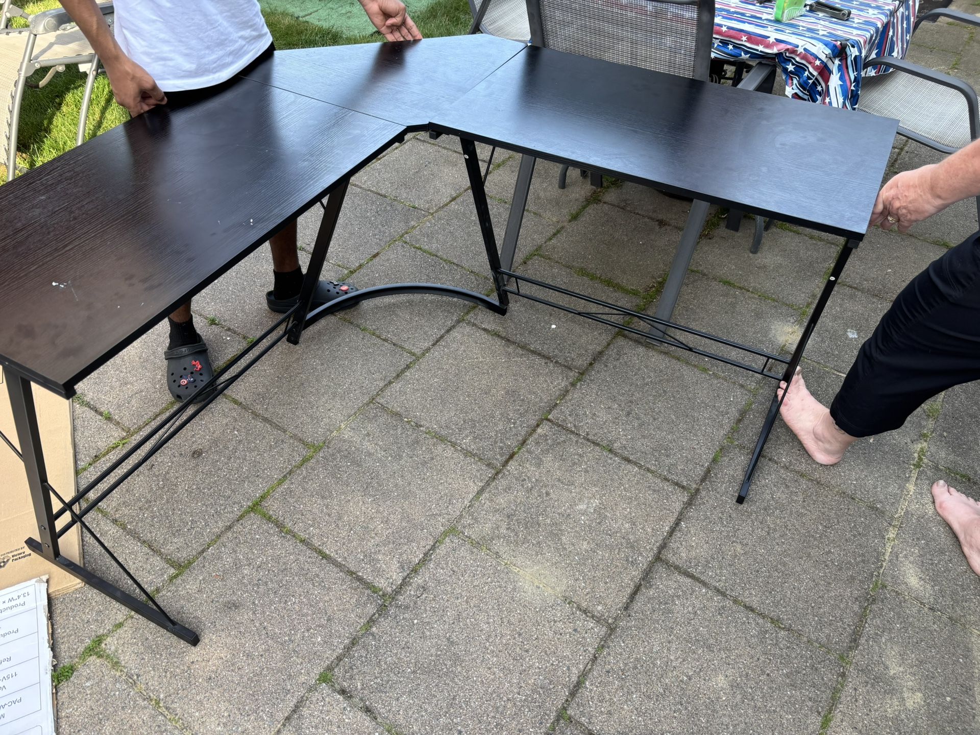 L Shaped Corner Pc Desk