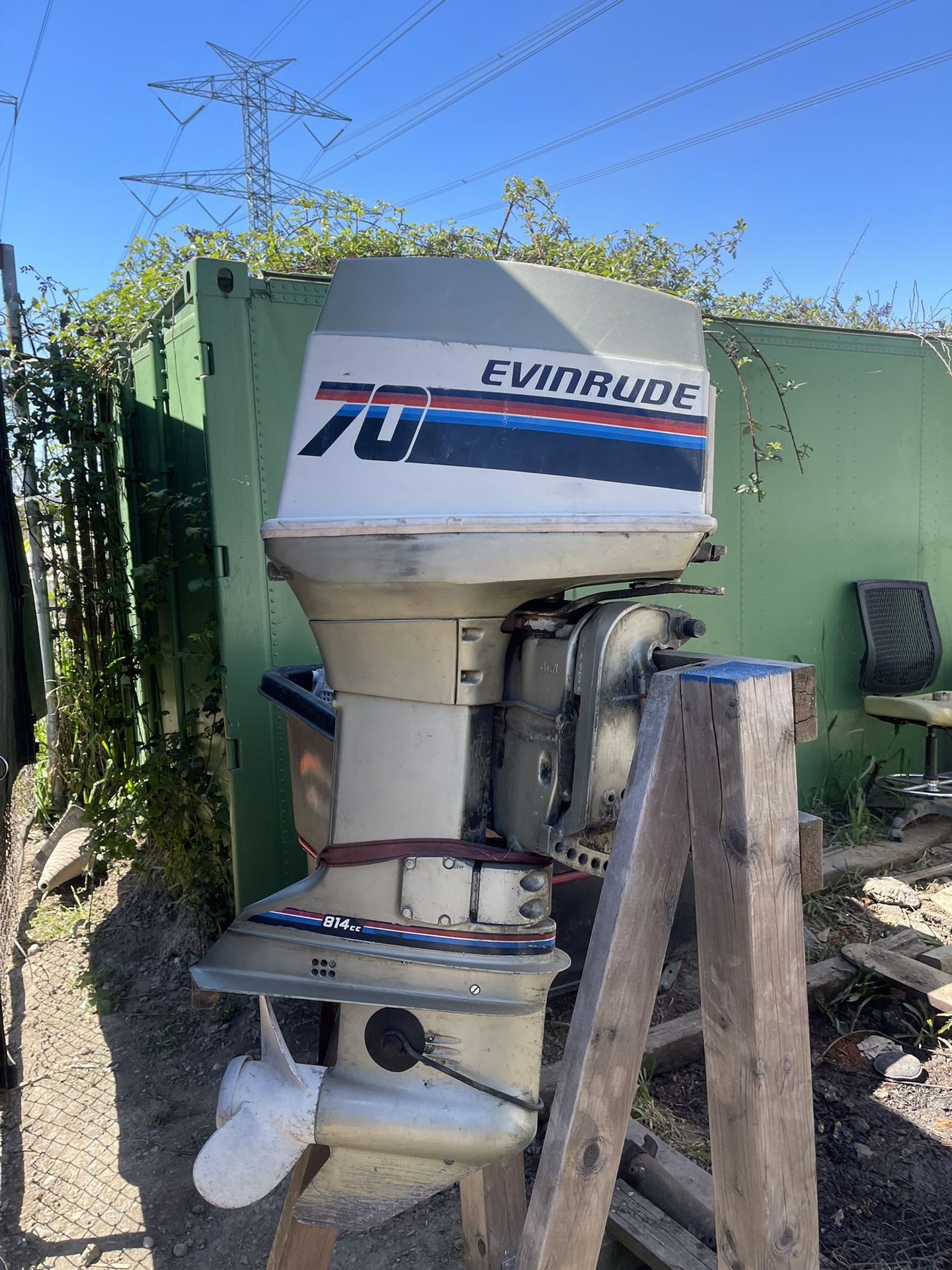 70 HP Outboard Motor 