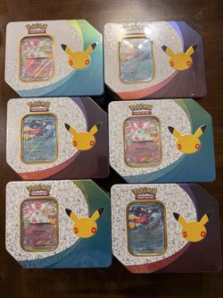 Pokemon 30th Celebrations Greninja Slyveon Tin