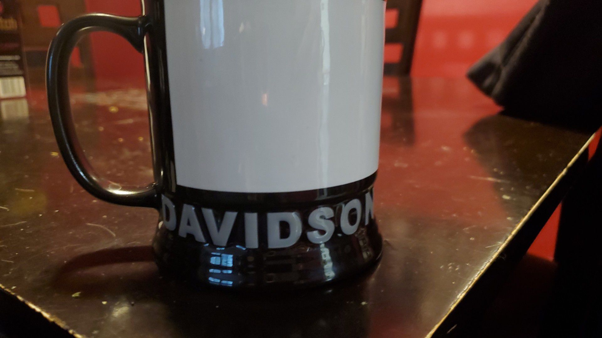 Harley Davidson mugs u can write your name on it