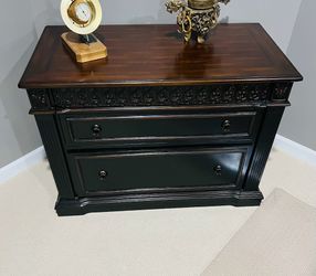 Beautiful, Large, Solid Wood, Heavy Study Drawer Chest