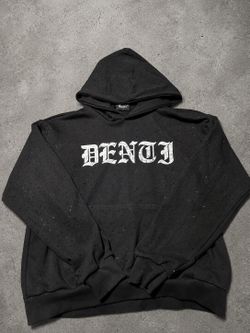 Medium Black Denti Hoodie