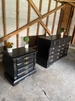 Dresser with night stand Mueble furniture